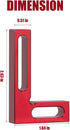 90 Degree Mini Positioning Square, Premium Precision Woodworking Carpenter Corner Tool Right Angle Clamp, for Checking Edge of Carpenter Cutting T...