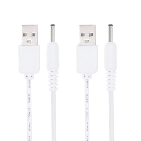 FitTurn 5V DC Power Cord USB to DC 3.5mm x 1.35mm Barrel Jack Adapter Connector Charging Cable Plug (White)...