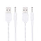 FitTurn 5V DC Power Cord USB to DC 3.5mm x 1.35mm Barrel Jack Adapter Connector Charging Cable Plug (White)...