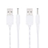 FitTurn 5V DC Power Cord USB to DC 3.5mm x 1.35mm Barrel Jack Adapter Connector Charging Cable Plug (White)...