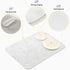 White Marble Dish Drying Mat for Kitchen, Easy Clean Dishwasher Safe Heat Resistant Eco-Friendly Countertop Mat, Christmas Decor 18 X 24 inches...