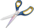 LIVINGO 8.5” Premium Fabric Scissors, Heavy Duty All-Purpose Titanium Coating Forged Stainless Steel Sharp Sewing Tailor Dressmaking Shears Comfor...