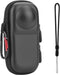 Carrying Case for Insta 360 X4 (for Original Lens Cap), Portable Small Storage Bag Protective Cover Hard Shell Travel Protector with Wrist Strap C...
