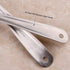 IMEEA Flat Bottom Serving Spoon 18/8 Stainless Steel Slotted Spoon 10-Inch Flat Edge Spoon Cooking Spoon, Set of 2...