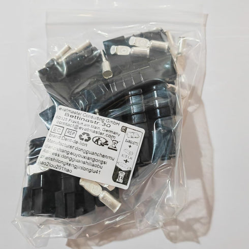 10Pcs Battery Connector 600V 50A 50Amp Battery Quick Connection Connector Plug for Car Van Modes Motorcycle (Black)...