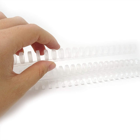 Honbay 10PCS Plastic 30-Hole Loose Leaf Binder Ring for Home and School...