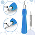 Doorbell Screwdriver Replacement,Double-Ended T6 T15 Screwdriver with 40Pcs T6 T15 Screws for Doorbell Replacement Bit Fit for All Doorbells Inclu...