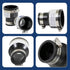 6I55 Flexible Pvc Reducing Coupling with Stainless Steel Clamps, 3.5" x 2.4" Inner Diameter for 3" x 2" Nominal Pipe, Black...