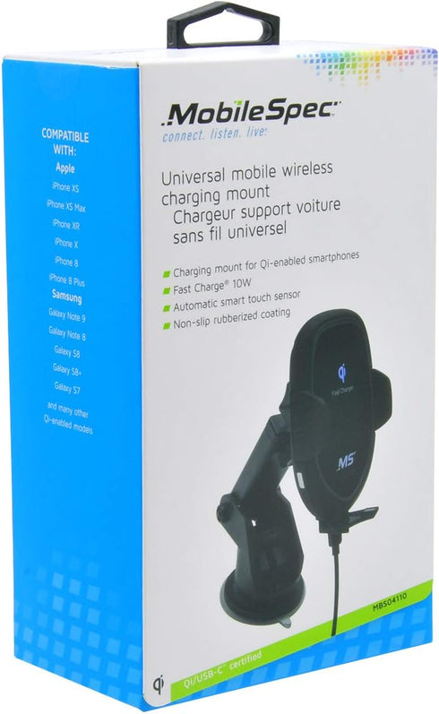 MobileSpec Universal Mobile Wireless Qi Charging Mount...