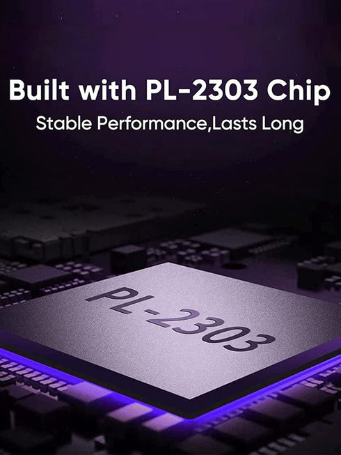 CableCreation USB to RS232 Male Adapter with PL2303 Chipset, USB to DB9 Serial Converter for Windows 11, 10, 8.1, 8, 7, Linux and Mac OS,Black...