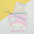 Kawaii Dog Coin Purse Badge Holder and Keychain, Wallet Handbag with Zipper, Badge Wallet Purse Credit Card Holder, Money Bag Coin Pouch Accessori...