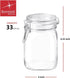 Bormioli Rocco Fido Clear Jar, 33-3/4-Ounce...