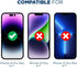 Tech Armor 1 Pack Privacy Ballistic Glass Screen Protector Compatible for Apple NEW iPhone 14 Pro Max 5G 6.7 Inch Tempered Glass 2022...