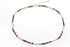 Boho 7 Chakra Natural Stone Jaspers Tube Beads Choker Necklace, Beaded Gemstone Necklace for Women, Colorful Boho Bead Choker Necklace Natural Sto...