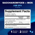 Vitamatic Saccharomyces Boulardii Probiotic 10B per Serving + Yeast Extract (MOS Yeast Fraction) 300 mg - 60 DR Capsules - Made in The USA...