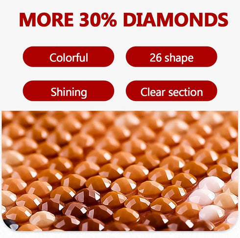 BESTING Diamond Painting with Frames, Mosaic Gem Sticker DIY Art Project Kits Flowers Plants Holiday Crafts Supplies Gifts Home Decoration(DPRF182...