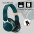 RAT TAIL Bluetooth Headset, Chat- Comfortable Over Ear Stereo Wireless Headphones with Mic, Soft Earmuffs/Foldable/SD/TF/FM Radio, 20H Playtime, G...