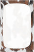 White Brown Print Cow Crib Sheets for Boys and Girls, Fitted Baby Crib Sheets Soft and Breathable Mini Crib Sheets 39 X 27 X Inches...