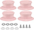 uxcell 4pcs Pot Pan Lids Replacement Knob, Plastic Pan Cover Holding Handles Fits Skillets and Kitchen Cookware Covers, Pink...