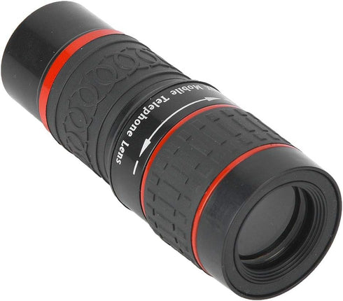 20x Telephoto Zoom Telephoto Lens, Cell Phone Camera Lens, Portable HD Lens with Clip, Compatible with Smartphones, Tablets and PCs (Black)...