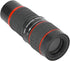 20x Telephoto Zoom Telephoto Lens, Cell Phone Camera Lens, Portable HD Lens with Clip, Compatible with Smartphones, Tablets and PCs (Black)...