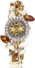 Weicam Women 5 Pack Luxury Watch Bracelet Diamond Flower Lady Retro Wholesale Wrist Watch Jewellery...