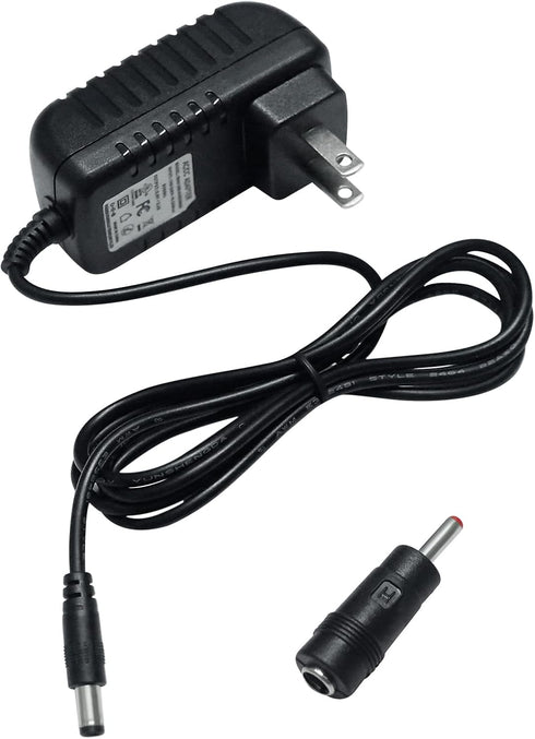 12V 1A Power Supply Adapter AC to DC Plug 5.5mm x 2.5mm 3.5mm x 1.35mm Wall Charger Replacement 4ft Power Cord Input 100-240V 50-60Hz Output 12 Vo...