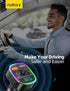 Nulaxy Bluetooth FM Transmitter for Car,Bluetooth Car Adapter with Dual USB Charging Car Charger MP3 Player Support TF Card & USB Disk,Hands Free ...