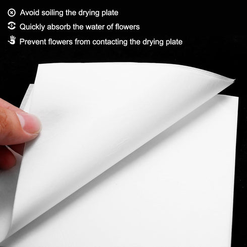 PATIKIL 16"x12" Flower Press Paper, 1 Set/30 Sheet Refill Lining Blotter Paper Absorbent Reusable Blotting Paper for DIY Art Handicraft Scrapbook...