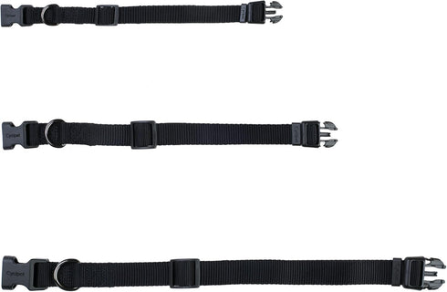 Classic Nylon Webbing Adjustable Dog Collars,Soft and Smooth Traditional 3/4 Inch Wide Dog Collars with Quick Release Buckle for Medium Dogs. (Med...