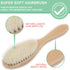 Baby Hair Brush and Comb Set for Newborn Wooden 4 Piece Soft Bristle Baby Brush and Comb Set for Newborn Girl Boy and Toddler Soft Cradle Cap New ...