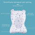 Baby Bath Cushion Pad Newborn Bathtub Mat Infant Bath Supporter Net Baby Bathtub Pillow Non-Slip Floating Bathing Tub Seat (White Star, 28cm*43cm*...