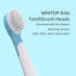 Kids Sonic Electric Toothbrush Replacement Brush Heads for Children Aged 3-6, Gentle Care Soft Bristles, 4 Pack, E16 Blue...