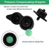 60 Pcs Drip Irrigation Emitters, 1 GPH Pressure Compensating Irrigation Drippers for Garden Lawn Watering Irrigation System, Black...