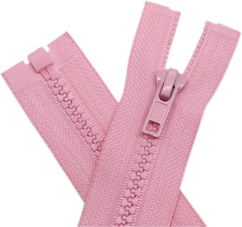 YaHoGa 10PCS 28 Inch (71cm) Separating Jacket Zippers for Sewing Coat Jacket Zipper Heavy Duty Plastic Zippers Bulk 10 Colors Mixed (1pcs per Colo...