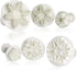 Clever Monster Snowflake Cookie Cutters Set of 6, Plunger Cutter Cake Decorating Supplies Fondant Molds Embossing Tool Snowflake Plunger Cake Cutt...