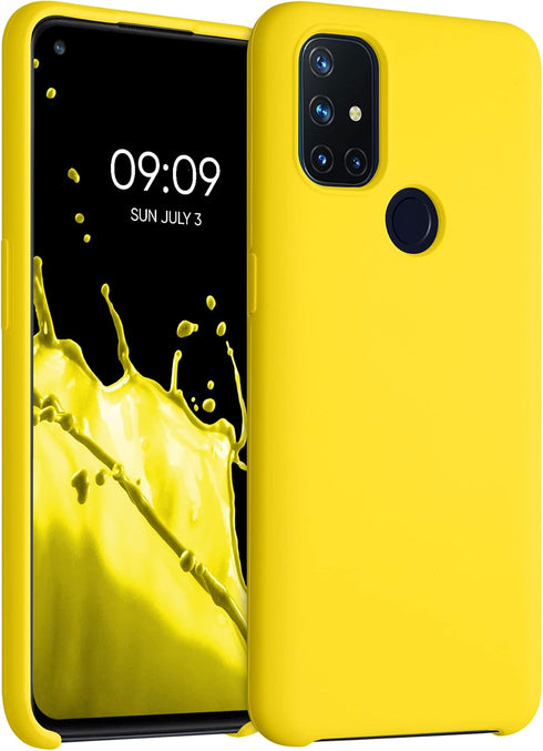 kwmobile Case Compatible with OnePlus Nord N10 5G Case - TPU Silicone Phone Cover with Soft Finish - Radiant Yellow...