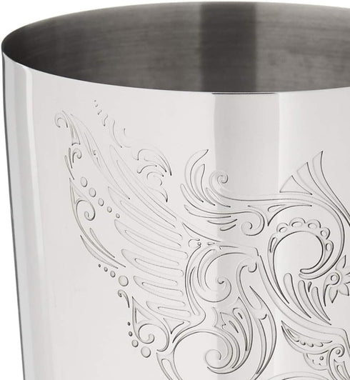 Barfly Cocktail Tin, Large 28 oz (828 ml), Stainless Steel, Logo Etch...