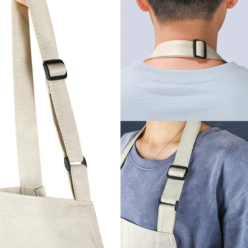 Viedouce 2 Packs Aprons Cooking Kitchen Waterproof,Adjustable Chef Apron with 2 Pockets for Home,Restaurant,Craft,Garden,BBQ,School,Coffee House,A...