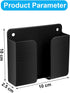 8 Pieces Wall Mount Phone Holder Adhesive Remote Control Storage Box Wall Mount Charging Phone Stand Holder Adhesive Non Slip Media Organizer Stor...