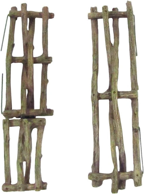 Treasure Gurus Miniature Wooden Fence Mini iFairy Gnome Garden Dollhouse Landscape Decor Accessory...