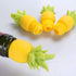 4Pcs Wine Stoppers for Wine Bottles - Pineapple Wine Stopper Wine Bottle Caps Reusable Wine Bottle Stopper Silicone Wine Stopper - Pineapple Bottl...
