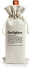 Firefighter Wine Bag, Graduation Gift For Firefighters Friends Classmates Siblings Neighbors Firefighter Graduation Party Decorations, Drawstring ...