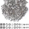Paxcoo 600pcs 12 Style Silver Spacer Beads Jewelry Bead Charm Spacers for Jewelry Making Bracelets Necklace...