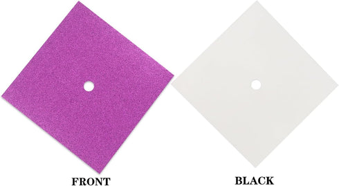 10 Pieces Rosy Glitter Cardstock Premium Construction Paper for Grad Caps Decorations, Crafts and DIY Scrapbook Supplies, 10 x 10 Inch?300 GSM...