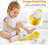 Learning Toys for 1 2 3 Year Old Girl Boy,Educational Montessori Shape Sorter Toys for Toddlers 1-3 Year Old, Matching Eggs Baby Toys 12-18 Months...