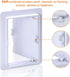 Suteck Plastic Access Panel for Drywall Ceiling 4 x 6 Inch Reinforced Plumbing Wall Access Doors Removable Hinged White...
