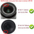 D3500 Lens Cap (55mm) Compatible for Nikon D3500 D7500 w/AF-P 18-55mm Lens, Compatible for Sony FE 28-70mm Lens (2 Pack)...