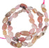 6-10mm Natural Pink Opal Tumbled Stone Chip Loose Beads for Jewelry Making, Polished Irregular Pebble Crystal Beads Supply 32"(2 Strands)...