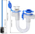 1Pack 3/4" Standard Condensate Trap with 16" Cleaning Brush PVC Transparent U Trap for HVAC Systems, Air Conditioner, Effectively Drains Condensat...
